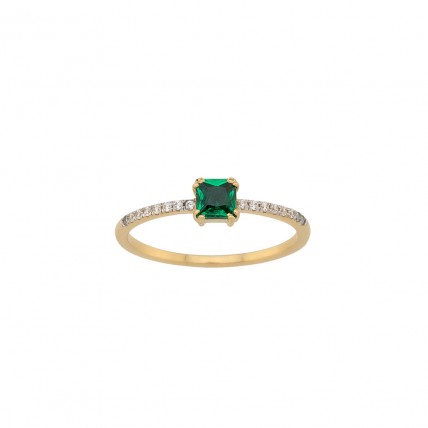 Δαχτυλίδι Σε Κίτρινο Χρυσό 14K Aloro (RI184 - ΖΧ2170)